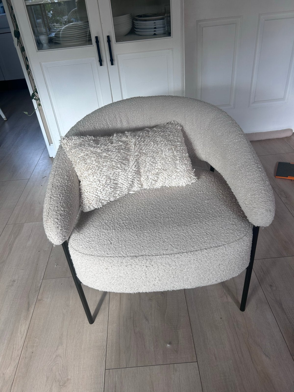 Zo goed als nieuwe teddy fauteuil, Huis en Inrichting, Ophalen, Zo goed als nieuw, Stof, 75 tot 100 cm