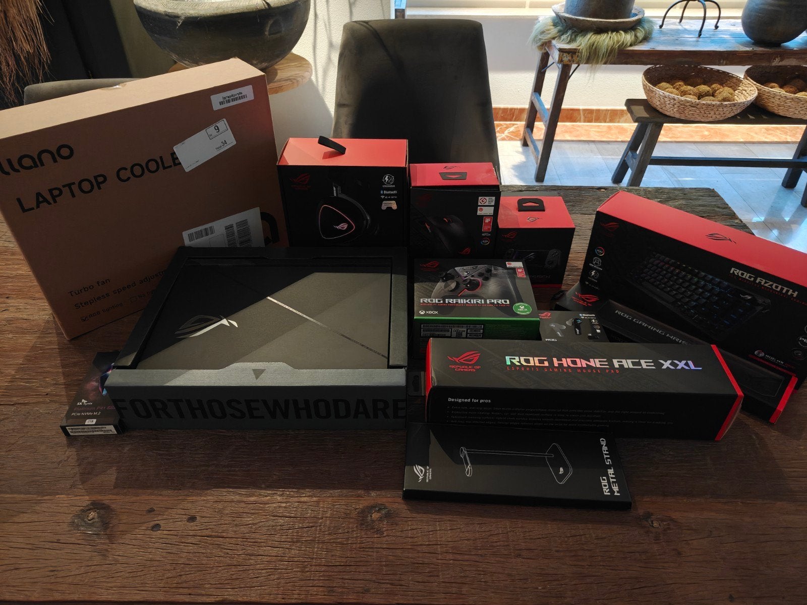 ASUS ROG - Volledige Gaming Setup!, Ophalen, Met videokaart, Zo goed als nieuw, SSD