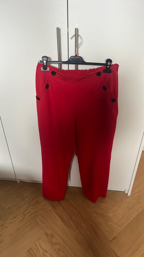 Kyra rode broek maat 42 janny van der heijden, Maat 42/44 (L), Ophalen of Verzenden, Zo goed als nieuw, Lang