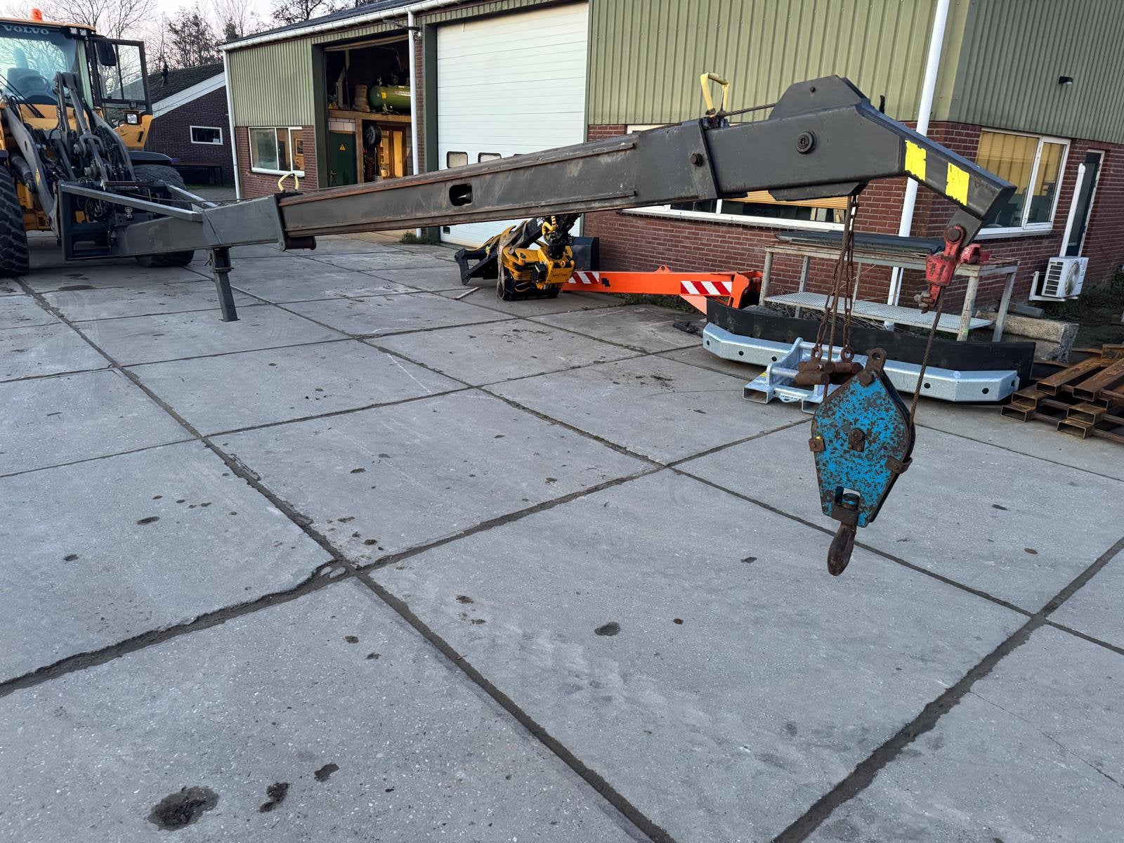 2x hijsmast jib tbv volvo, Ophalen