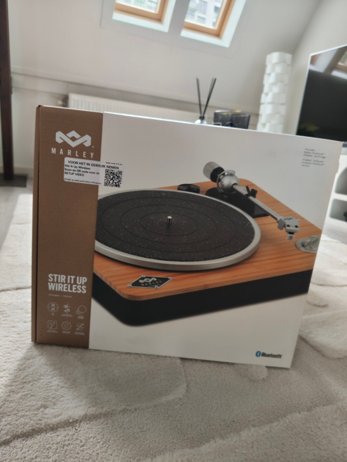 Ongeopend in de doos! House of Marley platenspeler, Overige merken, Pitch-regelaar, Nieuw, Ophalen of Verzenden