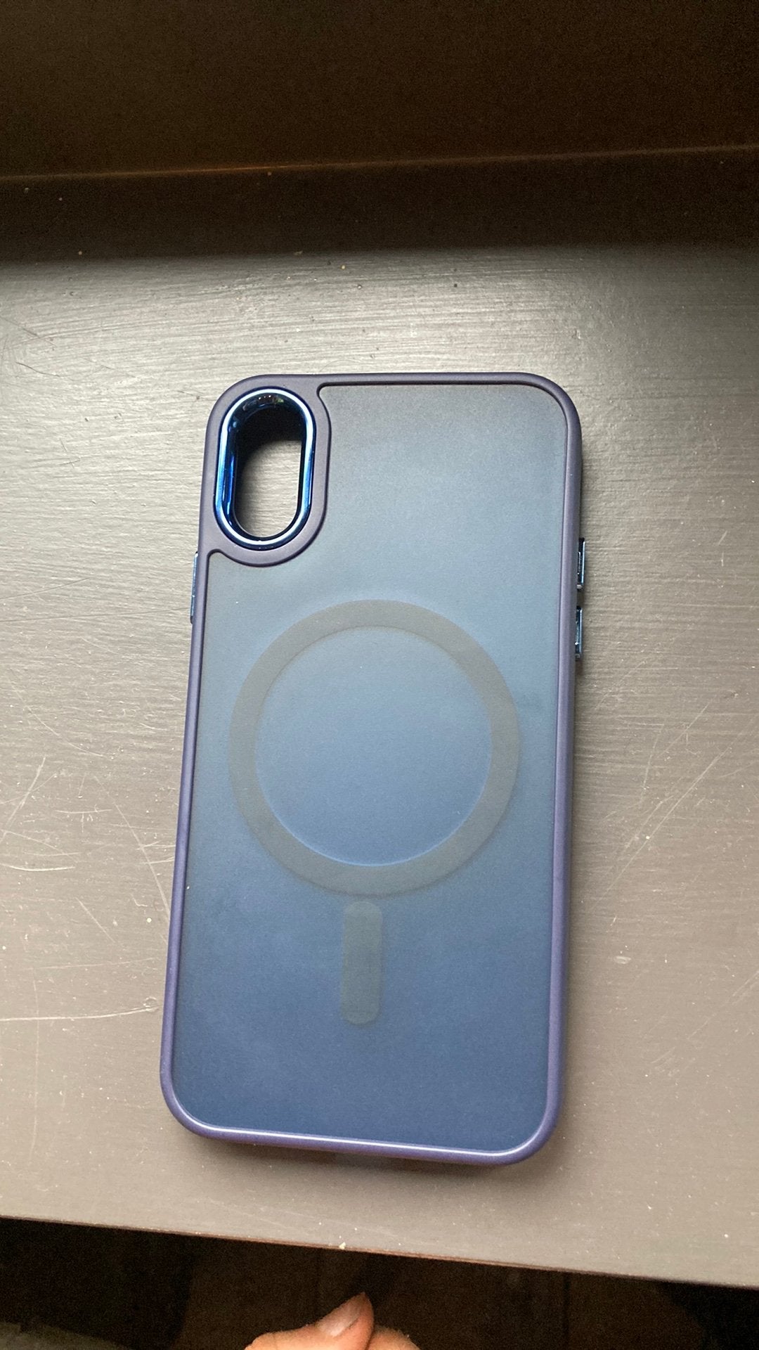 Nieuw iphone hoesje iphone xs, Telecommunicatie, Kunststof, Frontje of Cover, Blauw, Nieuw
