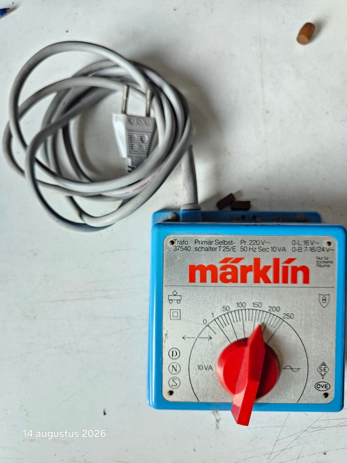 Märklin Trafo Transformator HO modeltrein zgan, Ophalen of Verzenden, Zo goed als nieuw, Märklin
