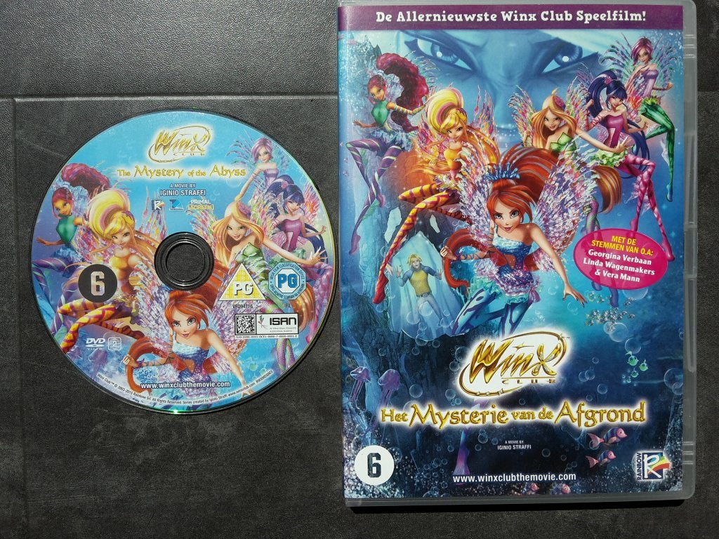 DVD - Winx Club het Mysterie van de Afgrond - Film, Avontuur, Alle leeftijden, Ophalen of Verzenden, Zo goed als nieuw