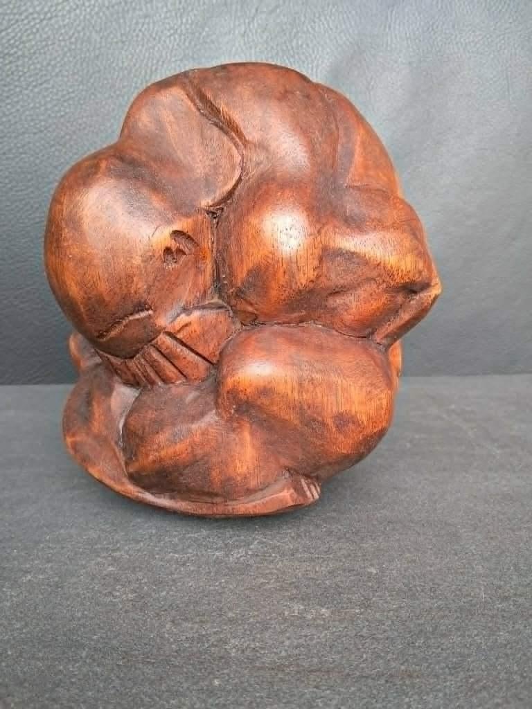 Huilende Boeddha/Yogiman/Orang Malu/handgemaakt/20 cm, Ophalen of Verzenden, Nieuw