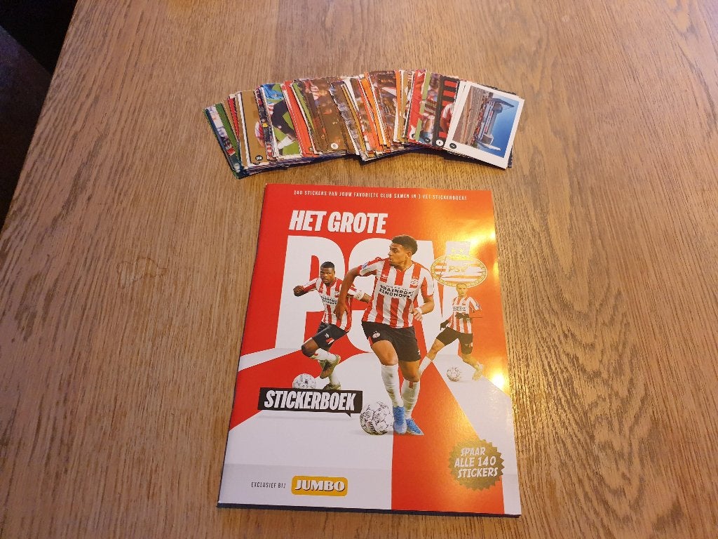 Voetbalstickers het grote PSV stickerboek, Verzamelen, Ophalen of Verzenden, Nieuw, PSV, Poster, Plaatje of Sticker