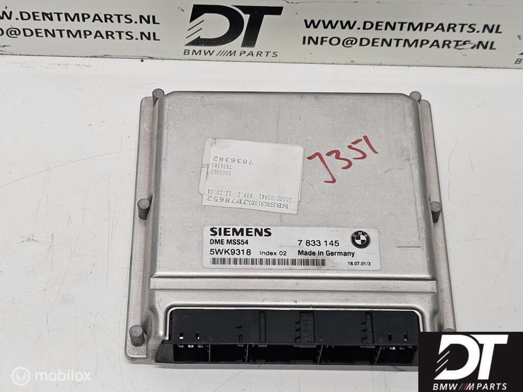 DME ECU MSS54 BMW M3 E46 S54 3.2 S54B32 12147833145, Gebruikt, Ophalen of Verzenden, BMW