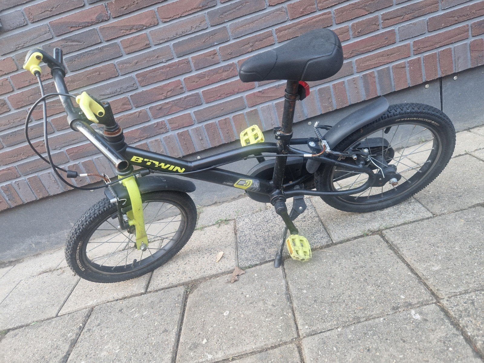 B'TWIN Discover kinderfiets - remmen werken niet, Ophalen, B'TWIN, Velgrem, 16 tot 20 inch