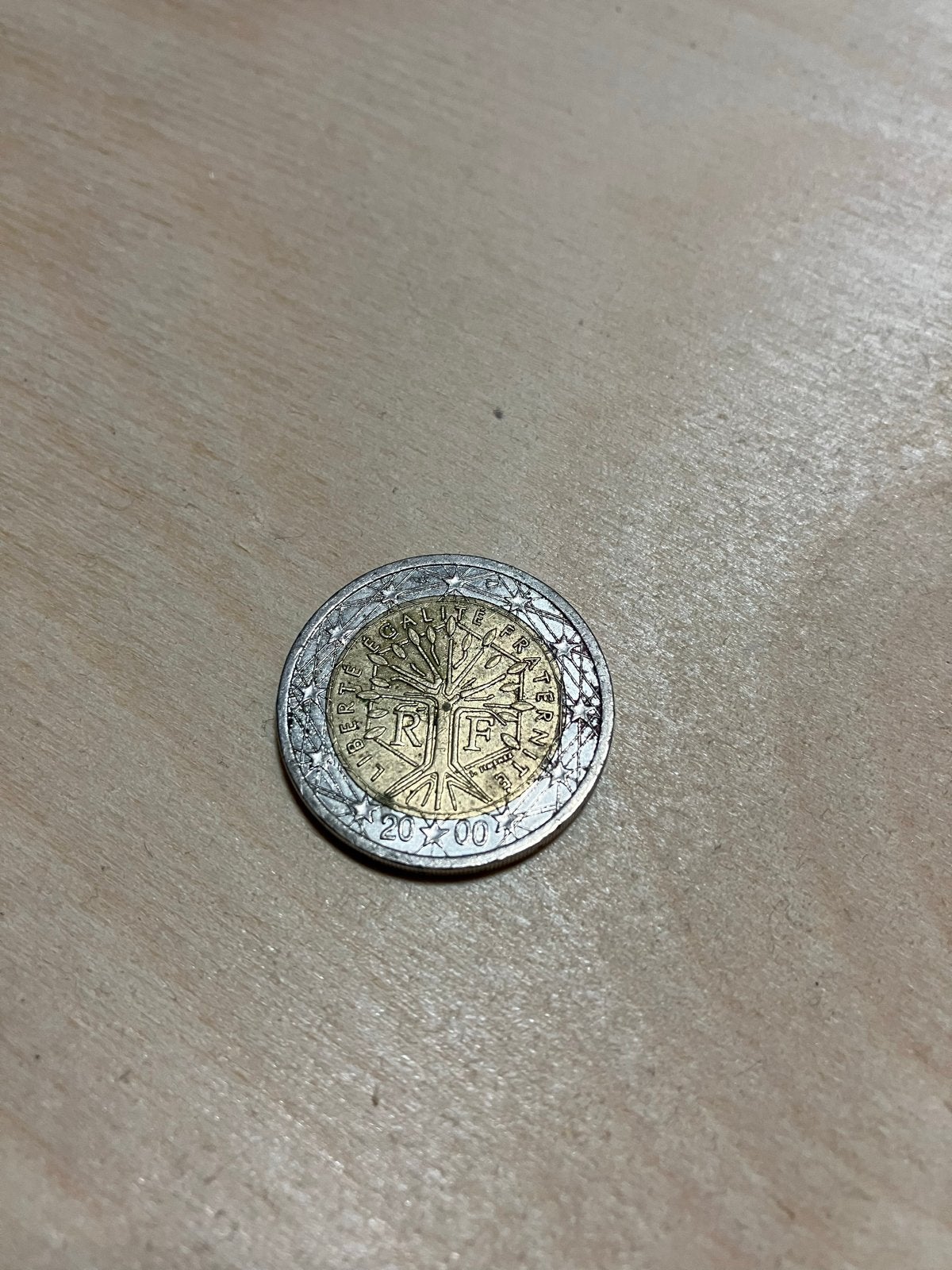Unieke Franse 2 Euro Munt 2000 - Zeldzaam Exemplaar, Postzegels en Munten, Munten | Europa | Euromunten, Ophalen, Frankrijk, 2 euro