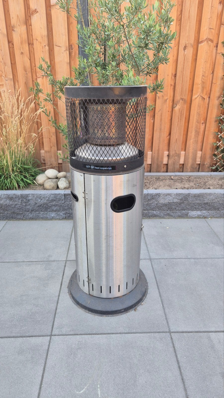 Terrasverwarmer op Gas, Tuin en Terras, Ophalen, Gebruikt, Gas, Vloer