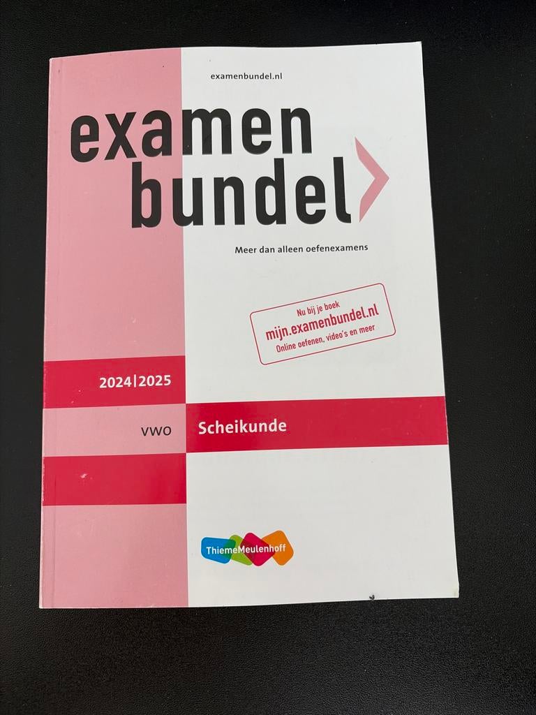 Examenbundel VWO Scheikunde 2024/2025, Verzenden, Zo goed als nieuw, VWO, Scheikunde