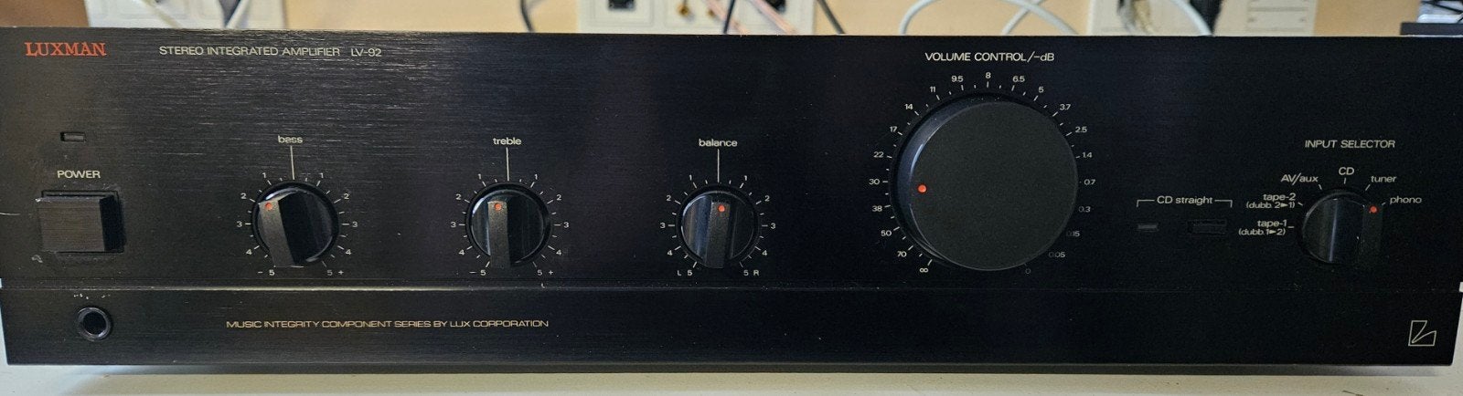 Luxman LV-92 Stereo Geïntegreerde Versterker, Overige merken, Gebruikt, Ophalen of Verzenden, 60 tot 120 watt