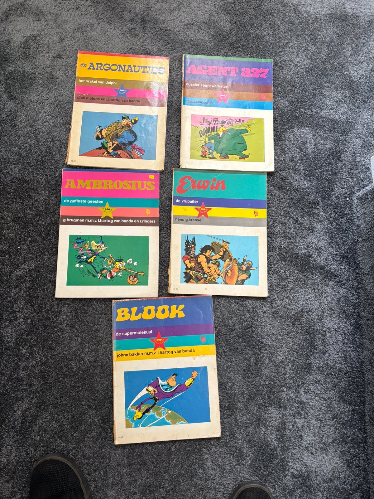 5 stuks stripboek pep stripotheek, Meerdere stripboeken, Ophalen of Verzenden