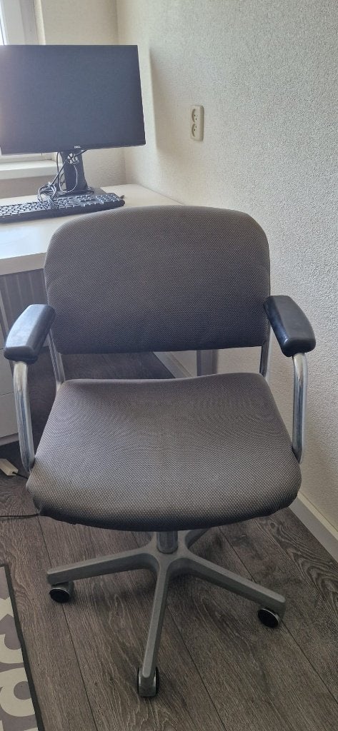 Bureaustoel, Ophalen, Gebruikt, Grijs, Bureaustoel