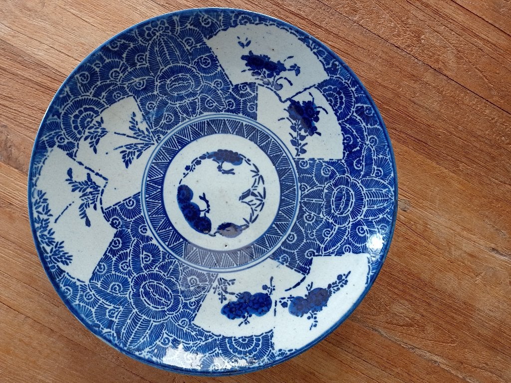 Mooi bordje Japanse stijl Imari porselein, Ophalen of Verzenden