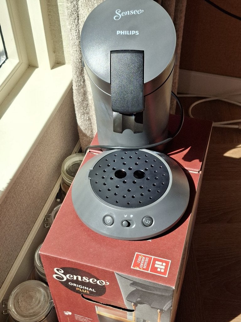 Senseo original Philips , koffiezetapparaat, Ophalen, 1 kopje, Koffiepads en cups, Afneembaar waterreservoir