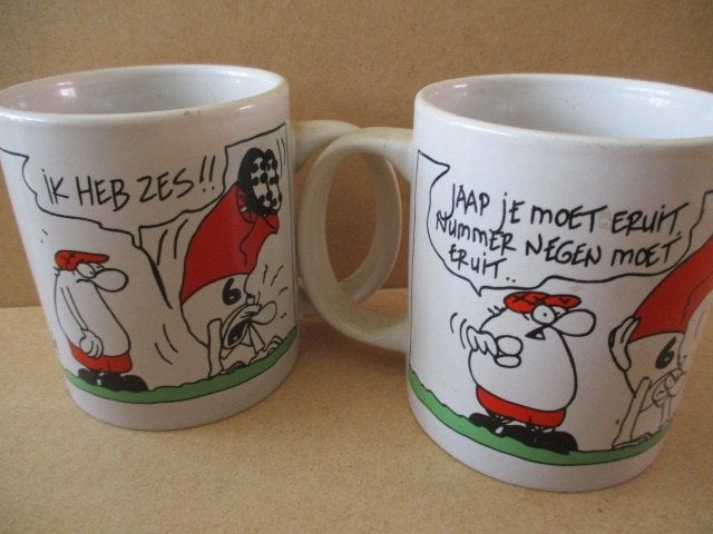 adv11112 knudde beker 1, Verzamelen, Ophalen, Overige figuren, Gebruikt, Overige typen