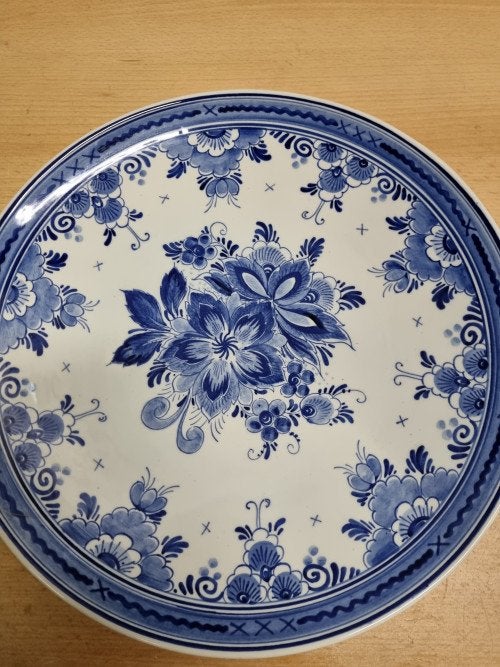 wandbord delfts blauw, Ophalen of Verzenden, 'T Olde Gre-j, Info@toldegrej.nl, Endepoelstraat 20f Didam