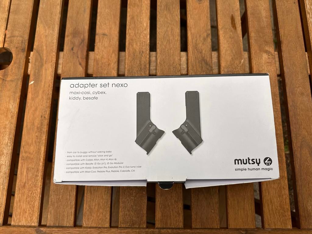 Mutsy Nexo adapterset voor Maxi-Cosi autostoeltjes, Nieuw, Mutsy, Met autostoeltje, Ophalen
