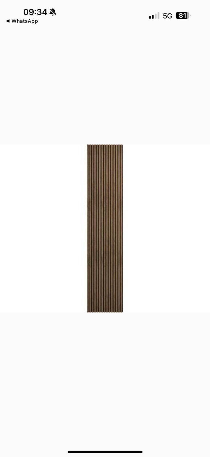 2 wandpanelen hornbach, Ophalen, Zo goed als nieuw
