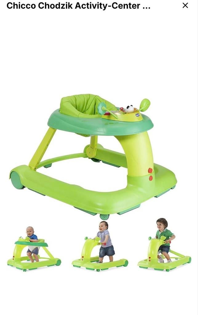 Chicco Activity-Center 3-in-1 groen, Kinderen en Baby's, Speelgoed | Overig, Gebruikt, Jongen of Meisje, Ophalen of Verzenden