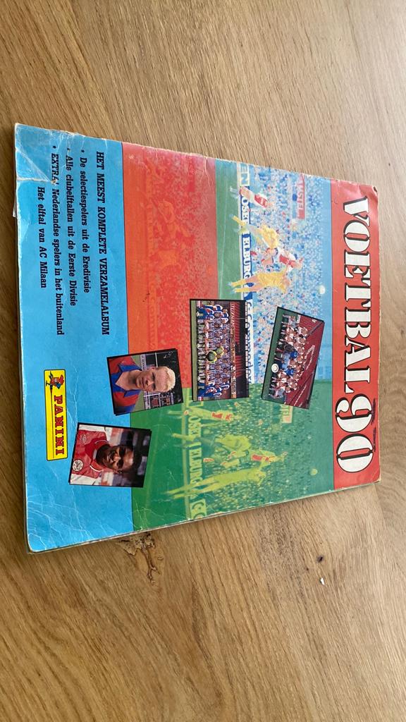 Panini voetbal 90 incl bestelbon, Ophalen of Verzenden, Zo goed als nieuw, Ajax, Poster, Plaatje of Sticker