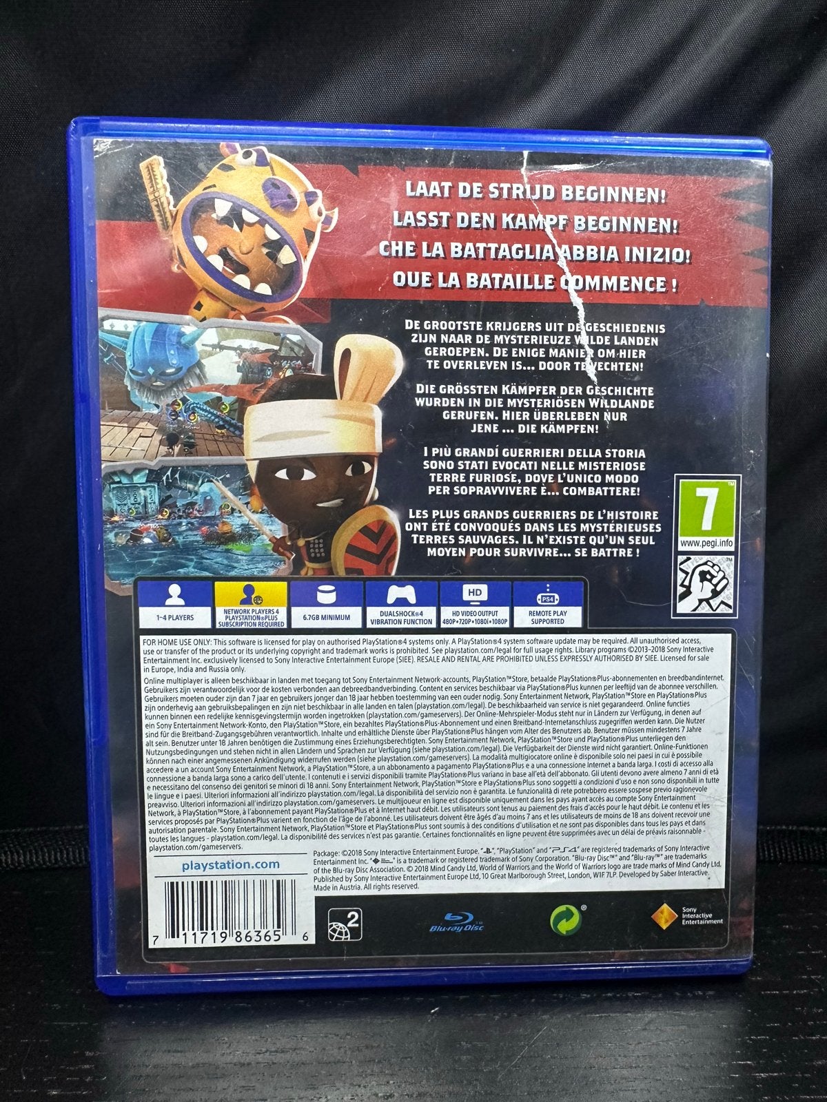 World of Warriors PS4 - Avontuurlijk Vechtspel, Vechten, Verzenden, 1 speler, Eén computer