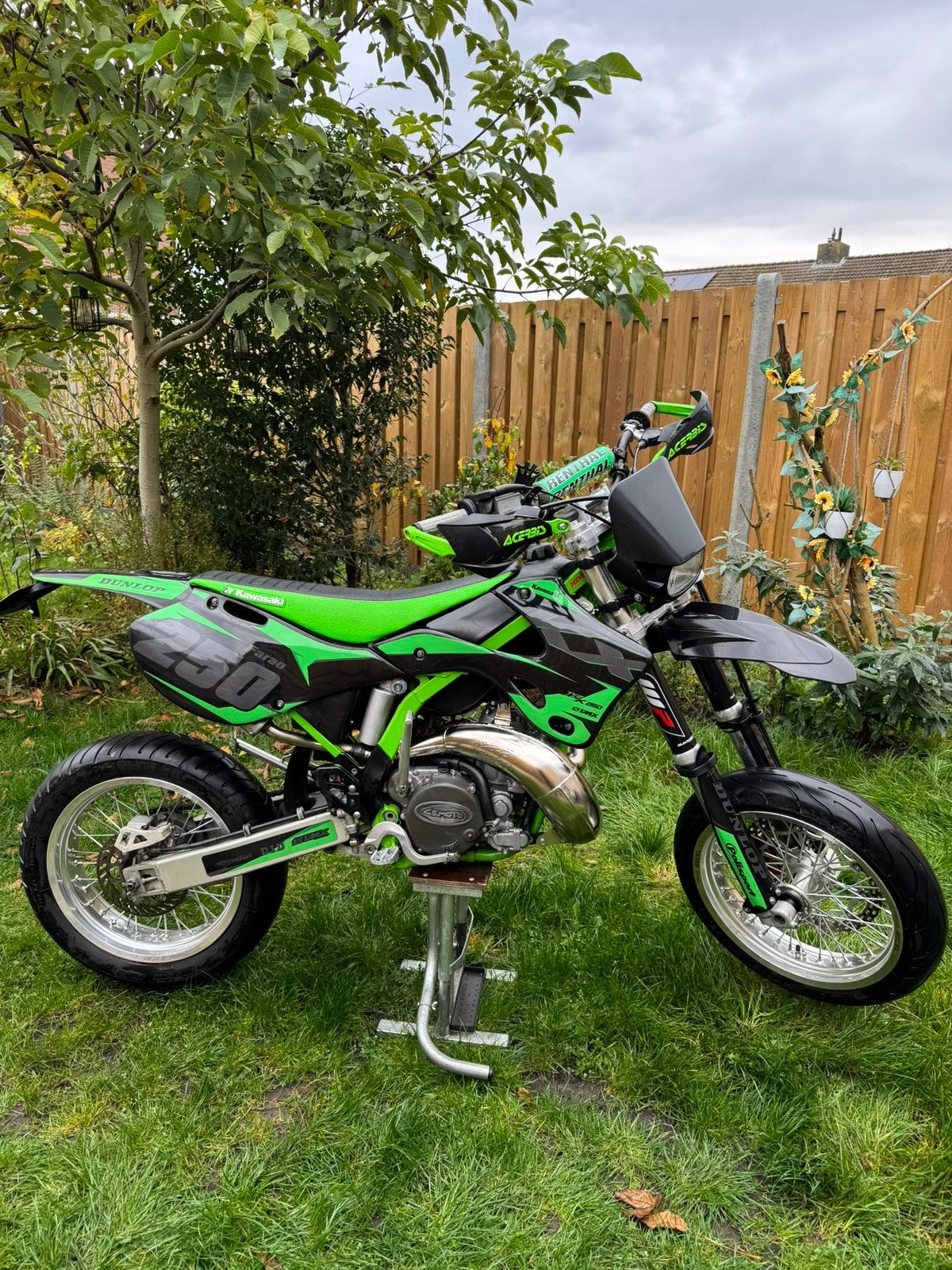 Kawasaki KX 250 2001 supermoto/supermotard op kenteken, Particulier, Crossmotor