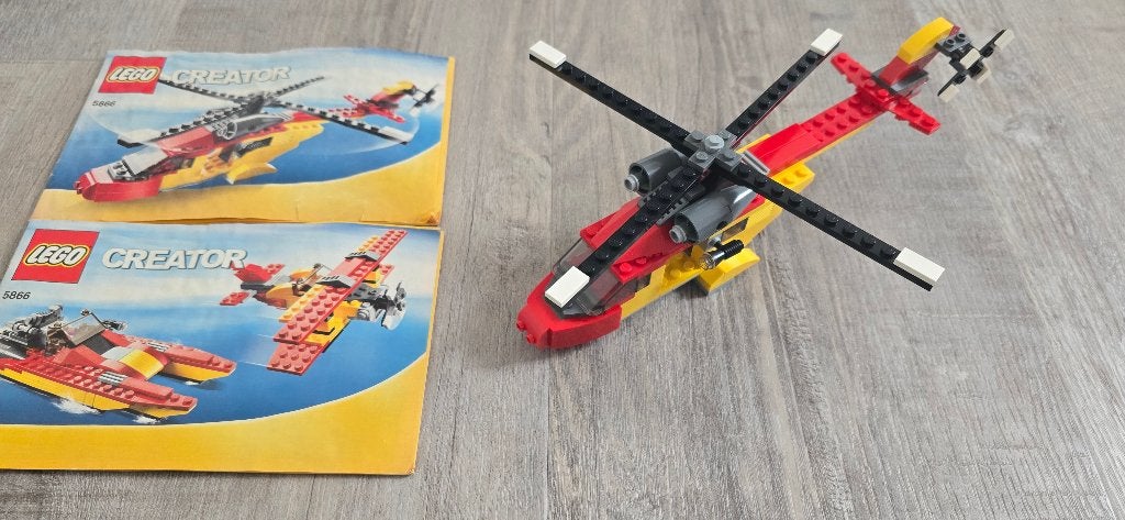 Lego 5866 Creator 3-in-1 Compleet met Boekjes, Gebruikt, Lego, Ophalen of Verzenden, Compleet