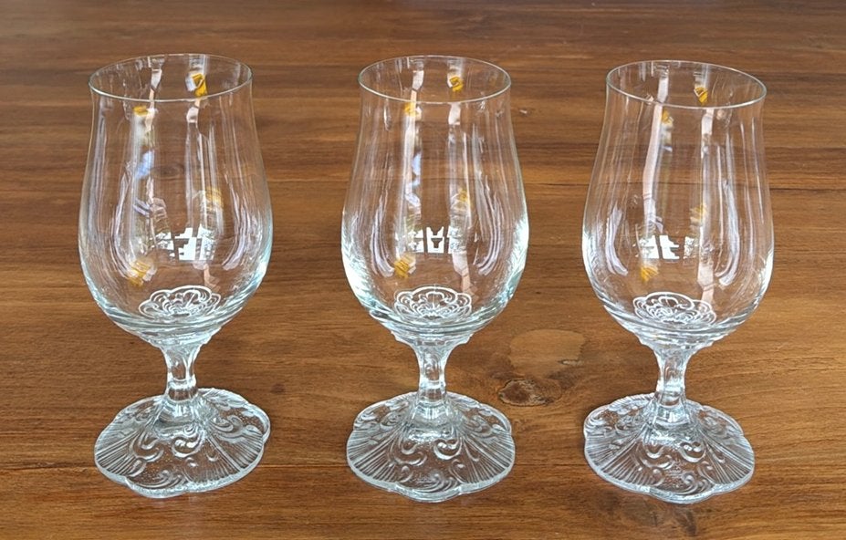 3 Rosenthal Monbijou bierglazen, Ophalen of Verzenden, Zo goed als nieuw, Bierglas