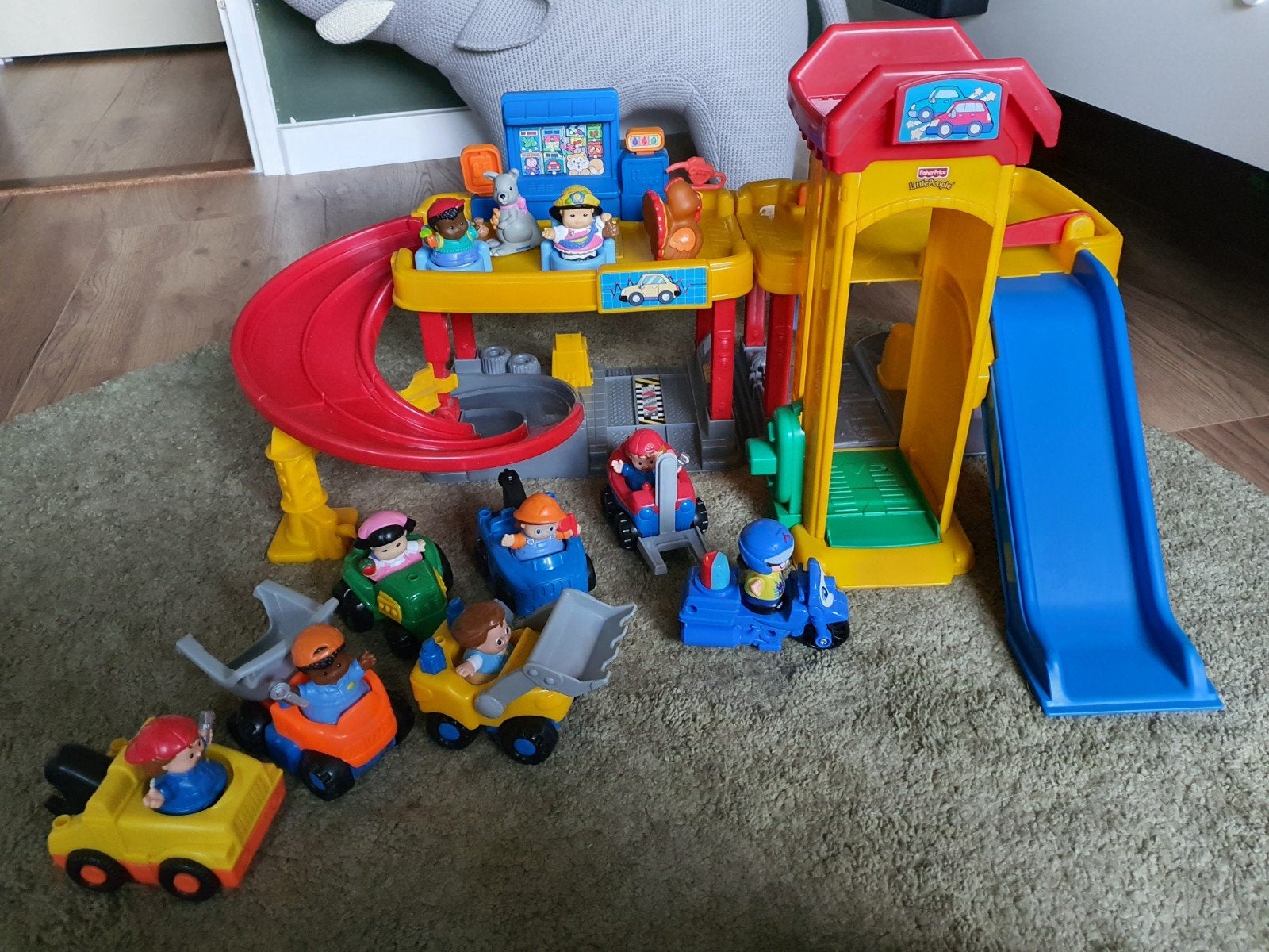 Little people garage/ wasstraat, Ophalen, Zo goed als nieuw, 2 tot 4 jaar