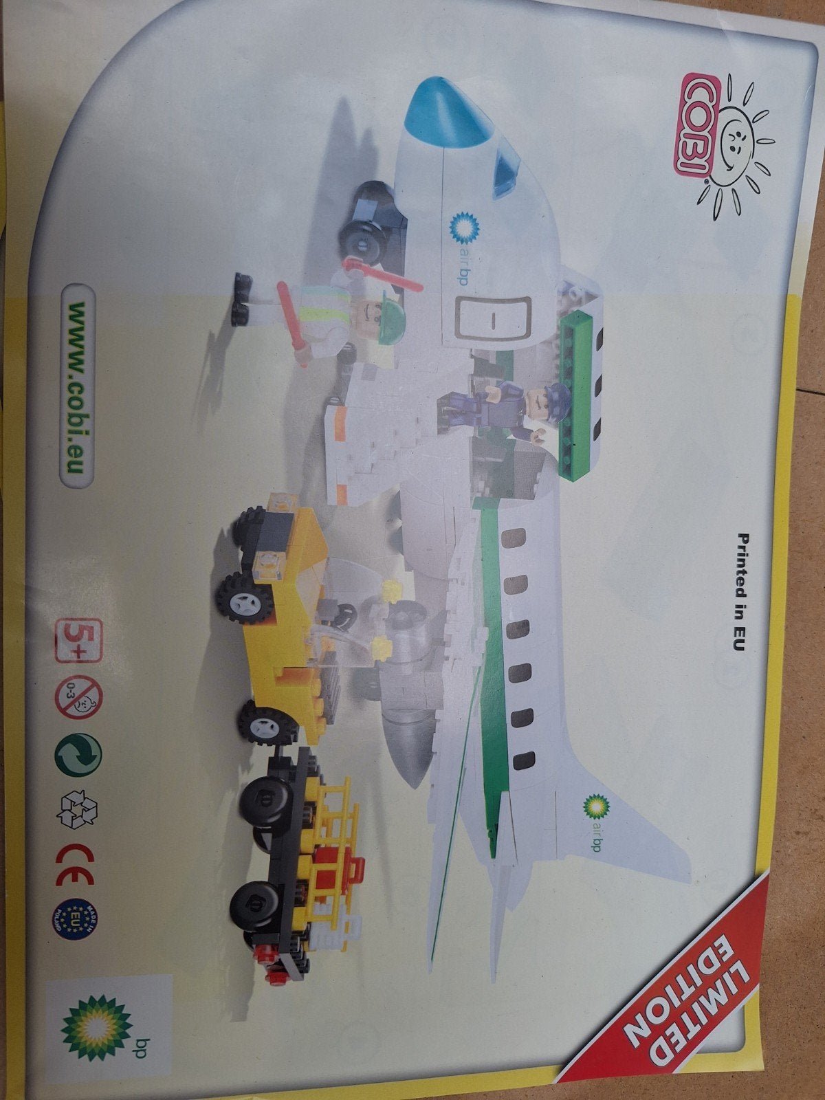 COBI BP Vliegtuig Limited Edition met voertuigen, Kinderen en Baby's, Speelgoed | Bouwstenen, Ophalen of Verzenden