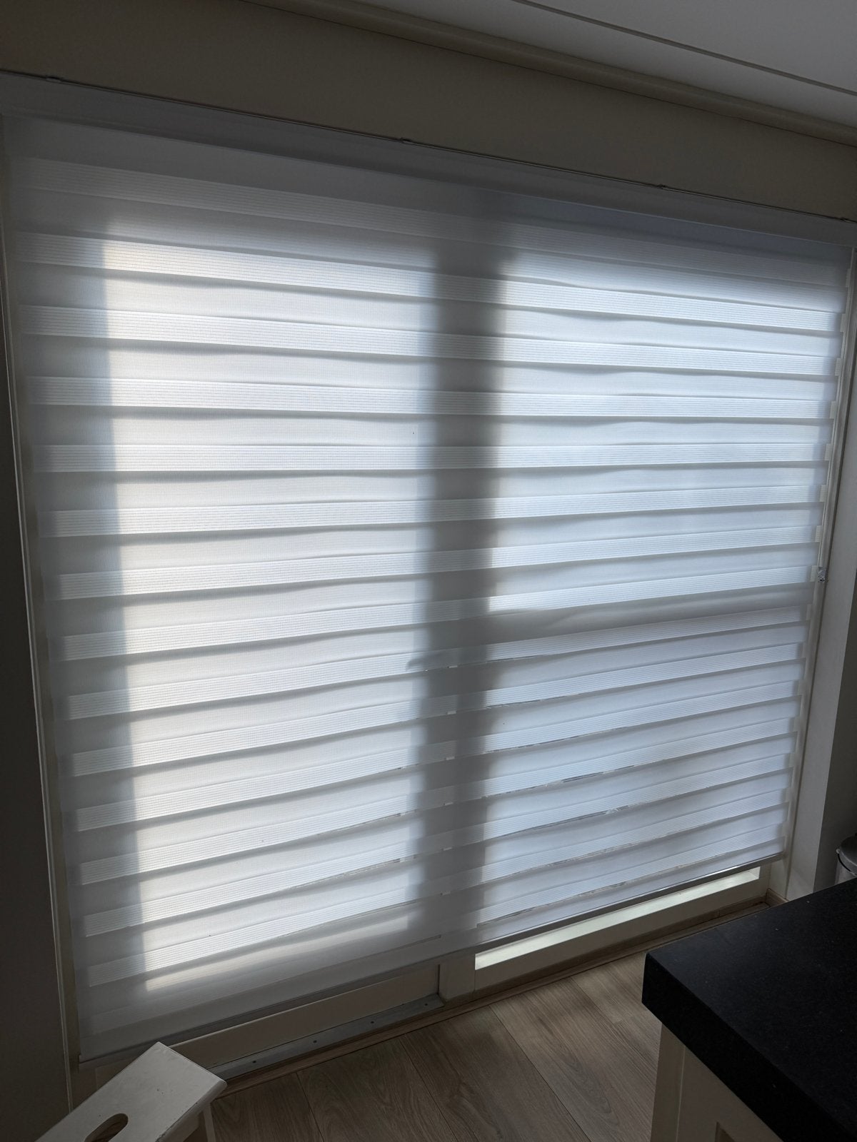Soluna duo rolgordijn Hornbach 220x250cm lichtdoorlatend wit, Ophalen, Overige merken, Duo rolgordijn, Wit