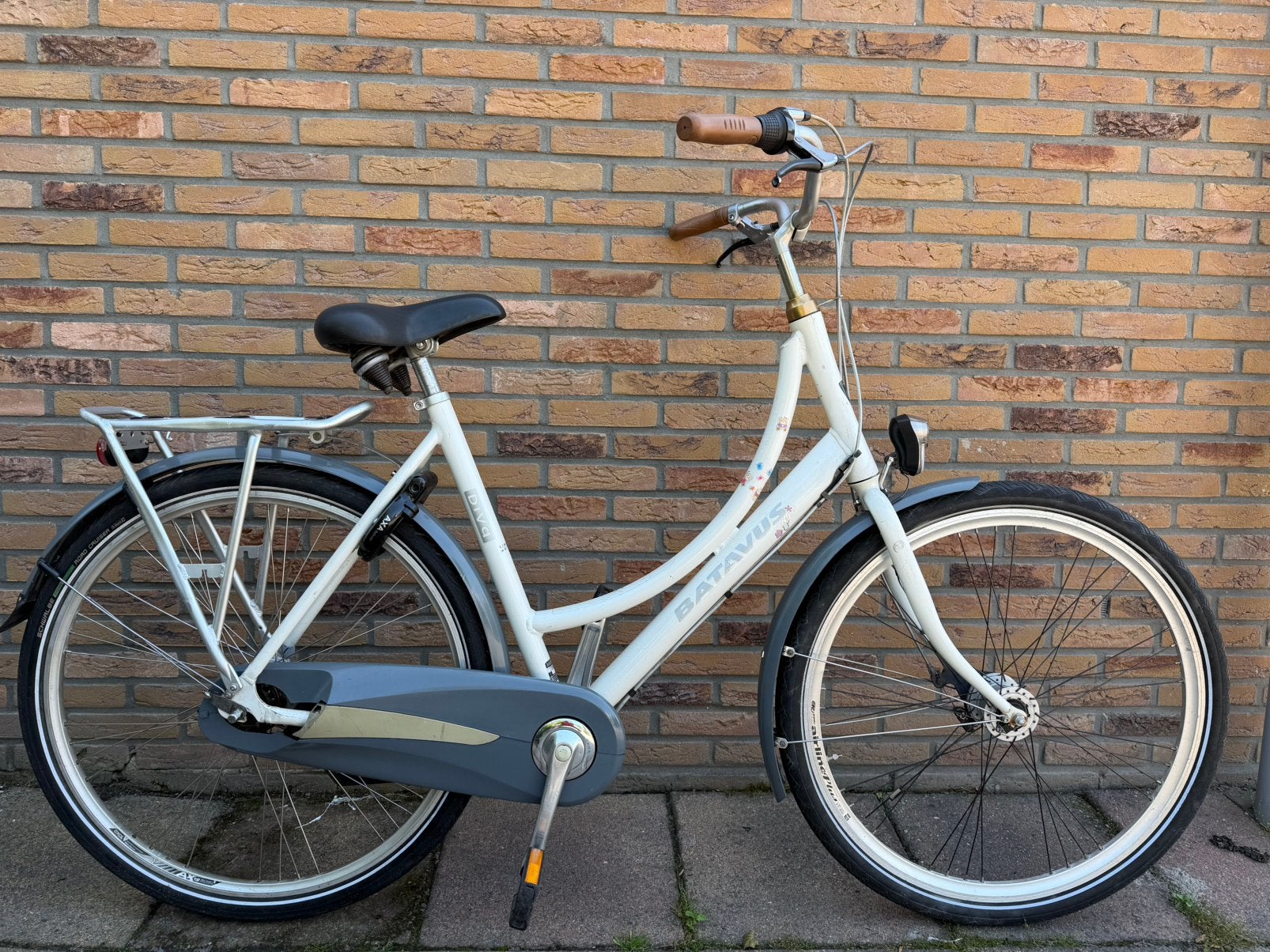 Batavus Diva damesfiets, Ophalen, Versnellingen, Batavus, 56 cm of meer