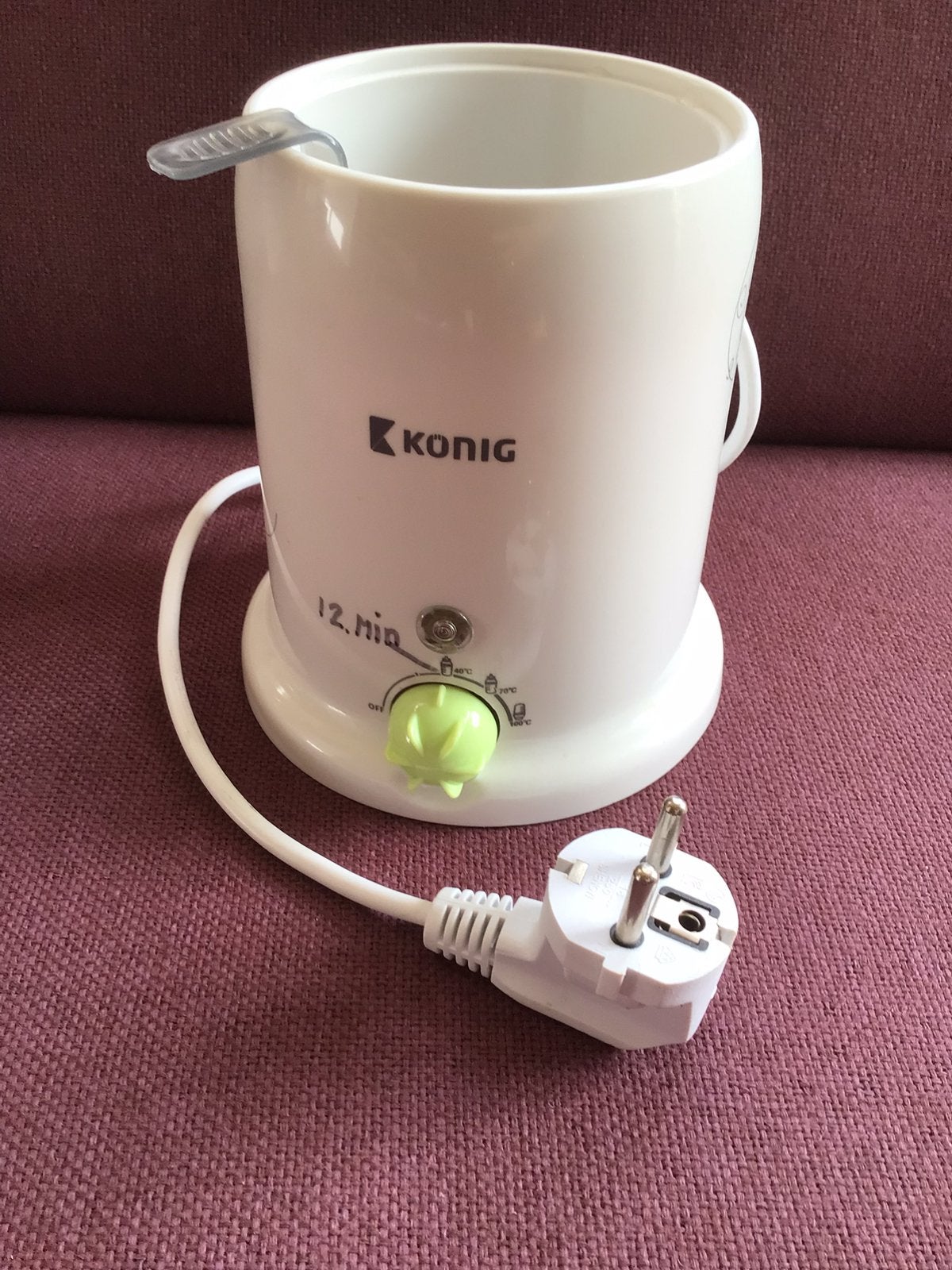 Konig flessenwarmer, Ophalen of Verzenden, Gebruikt, Flessen- of potjesverwarmer