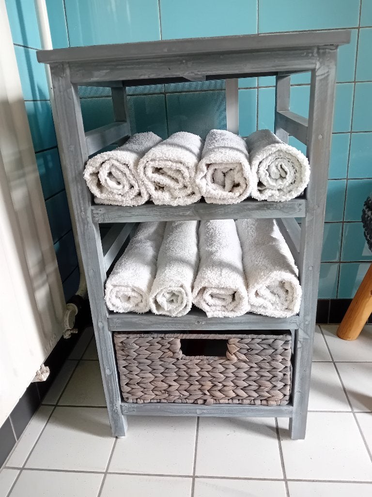 Kastje met schappen en een opbergbak, Huis en Inrichting, Ophalen, Gebruikt