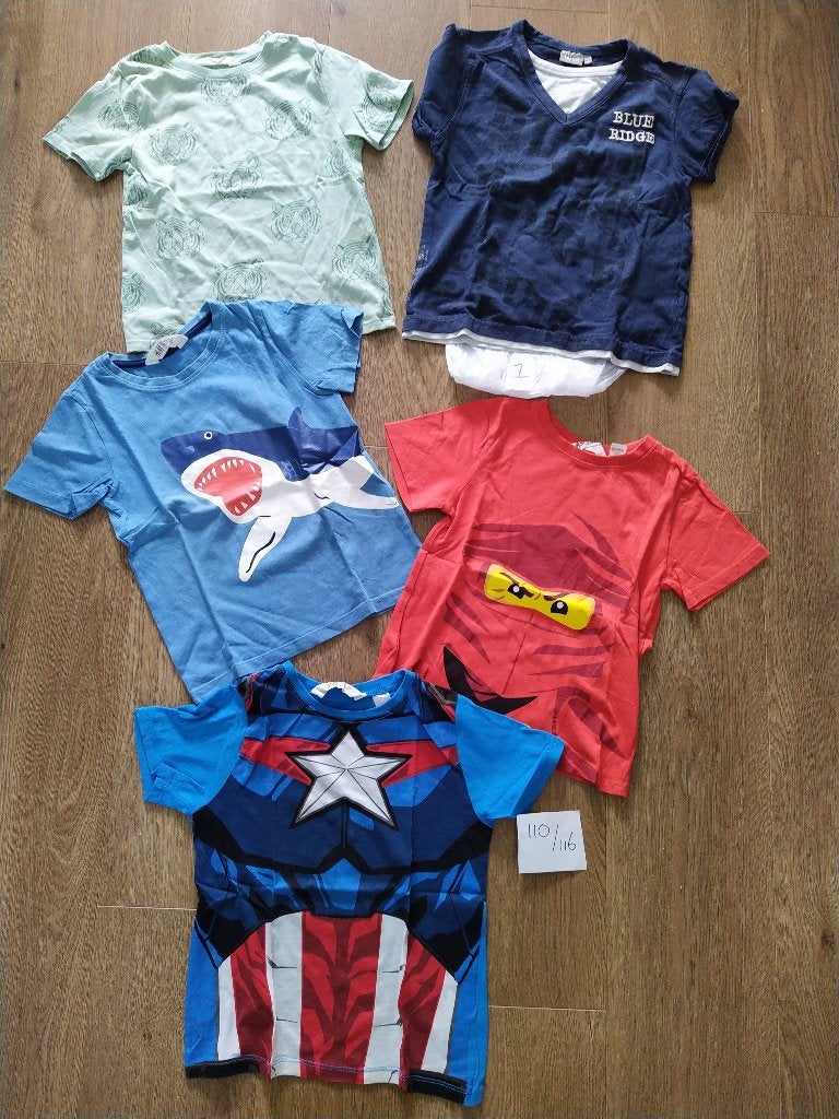 Jongens pakket shirts - 110 / 116, Ophalen of Verzenden, Gebruikt, Maat 110