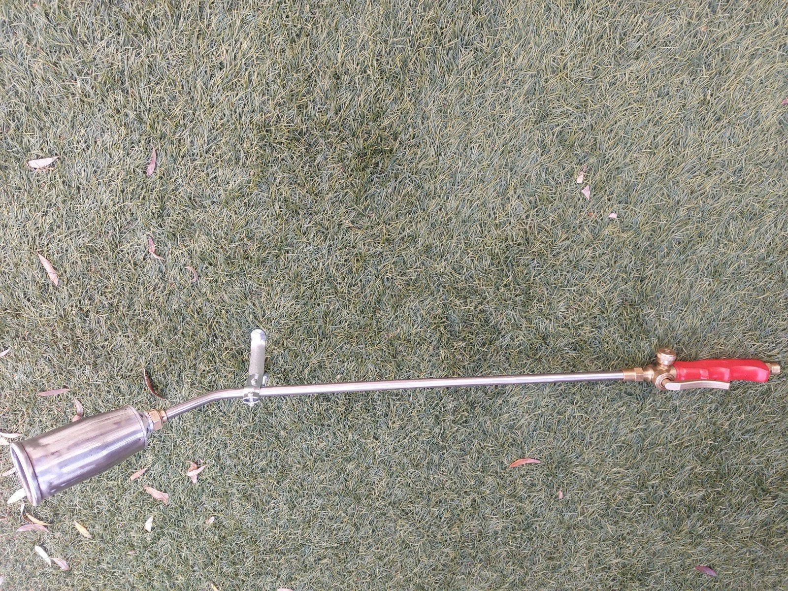 Dakbrander met lange steel ZGAN maar 1x gebruikt., Ophalen of Verzenden