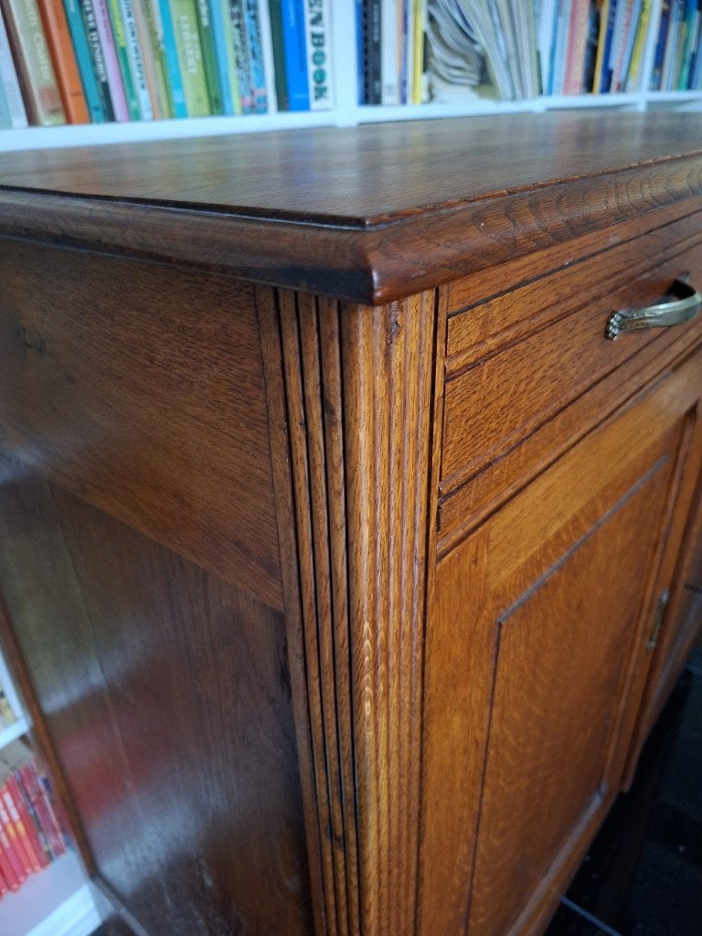 Strak art deco dressoir, Ophalen