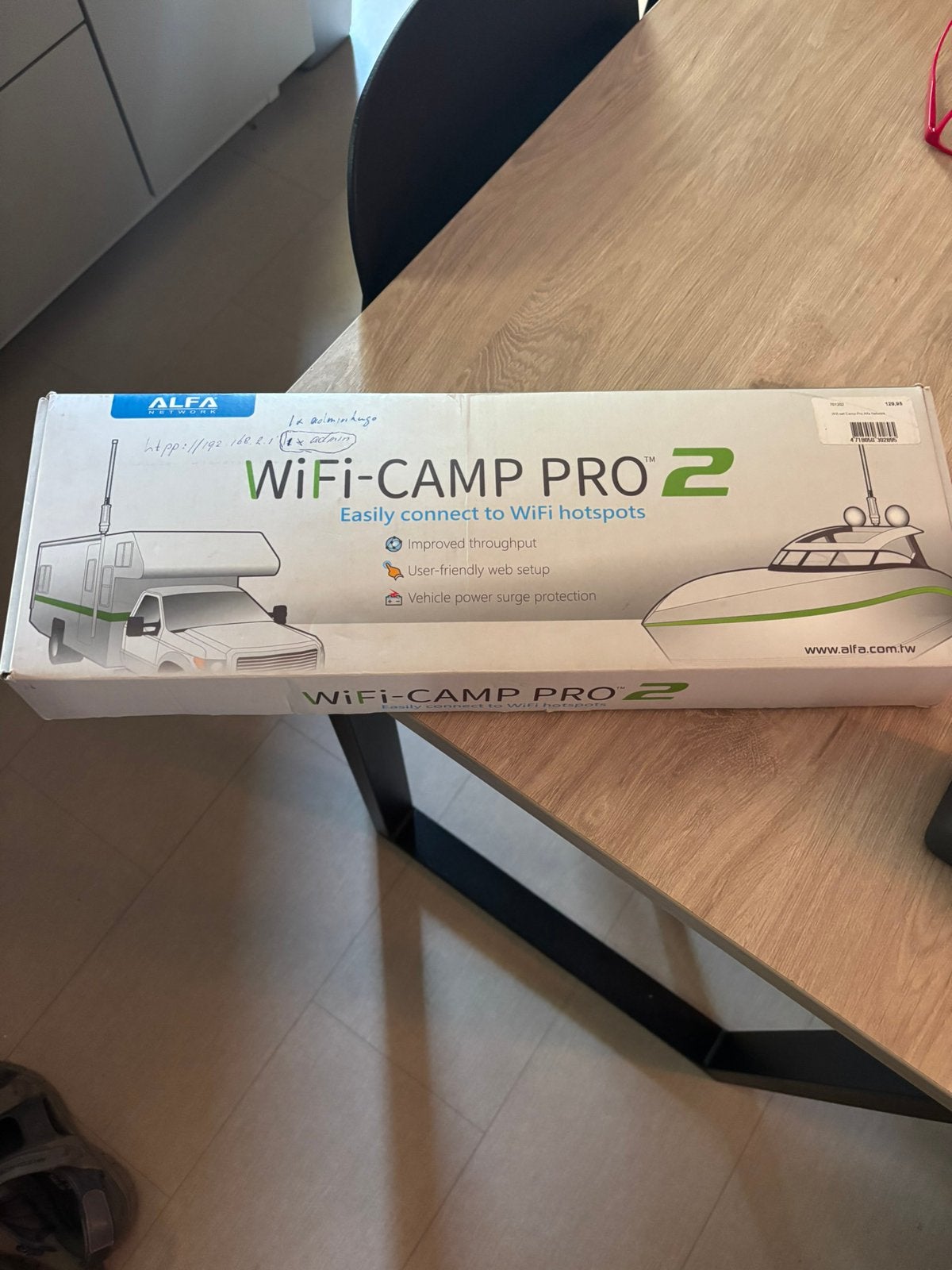 Wifi versterker, Ophalen of Verzenden, Gebruikt