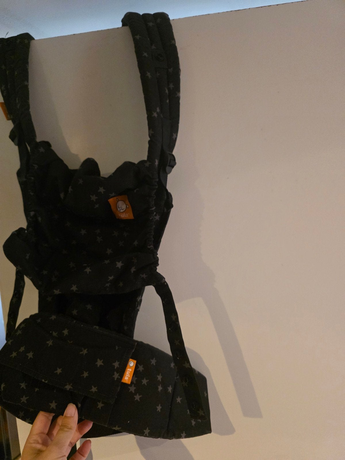 Tula Half Buckle Draagzak - Sterrenpatroon, Gebruikt, Buik of Rug, Draagzak, Ophalen