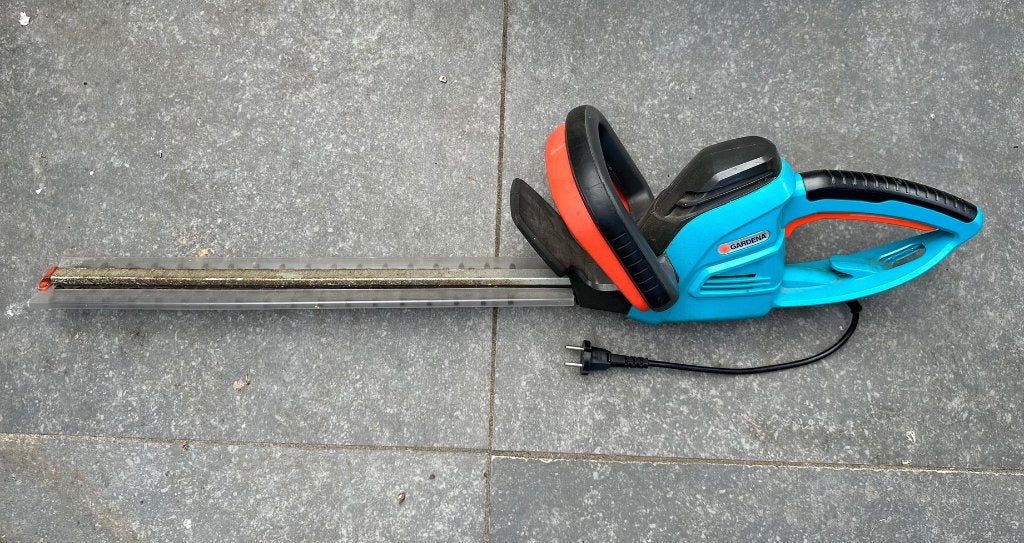 Gardena elektrische heggenschaar EasyCut 46, Ophalen, Gebruikt, Elektrisch, Gardena