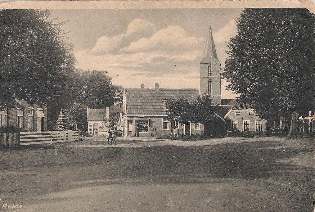 ROLDE, Verzenden, 1920 tot 1940, Gelopen, Drenthe