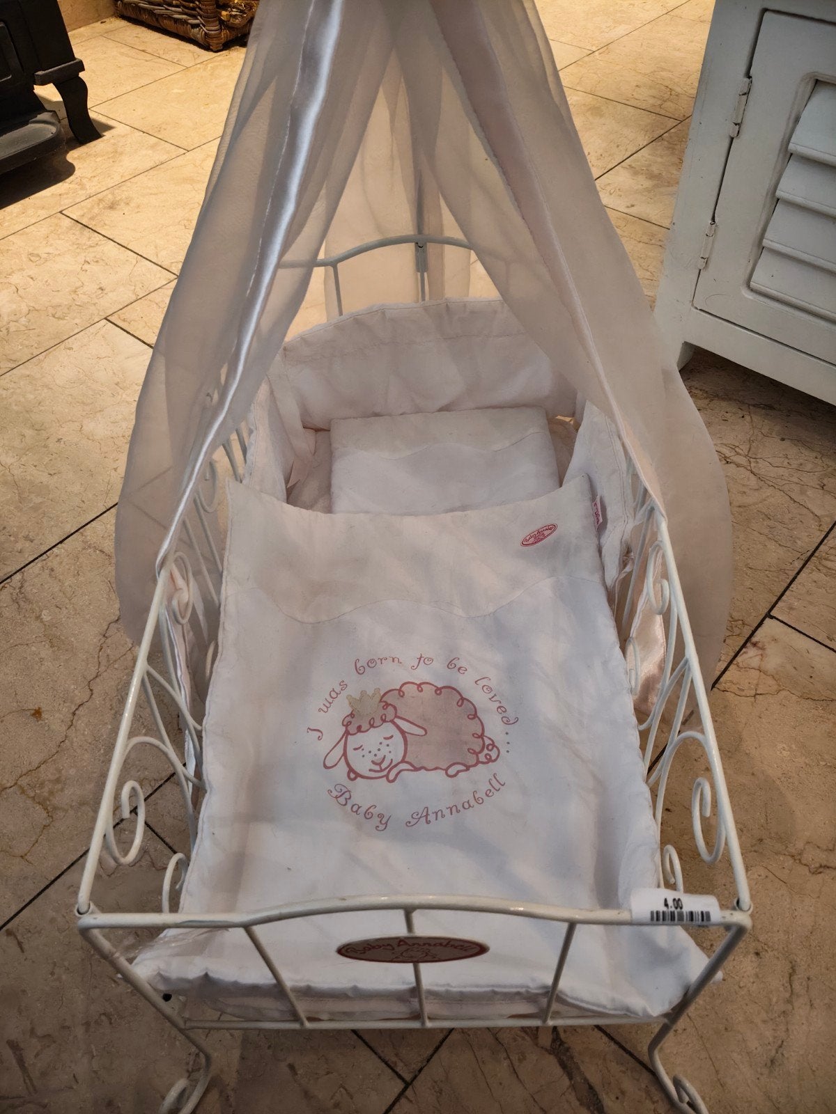 Baby Annabel bedje, Ophalen, Zo goed als nieuw, Babypop