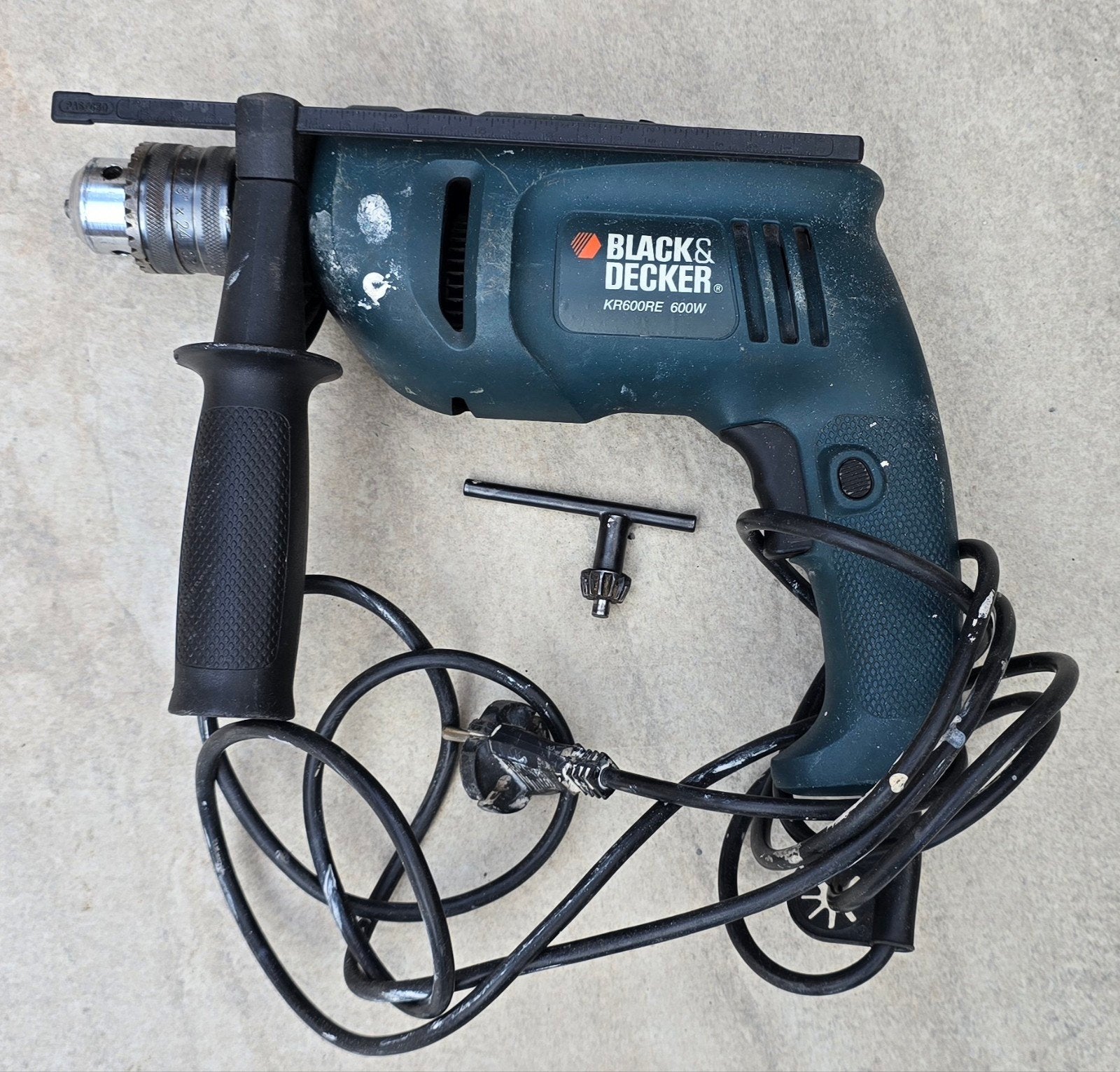 Black & Decker KR600RE Klopboormachine 600W, Klopboormechanisme, Ophalen, Boormachine, Gebruikt