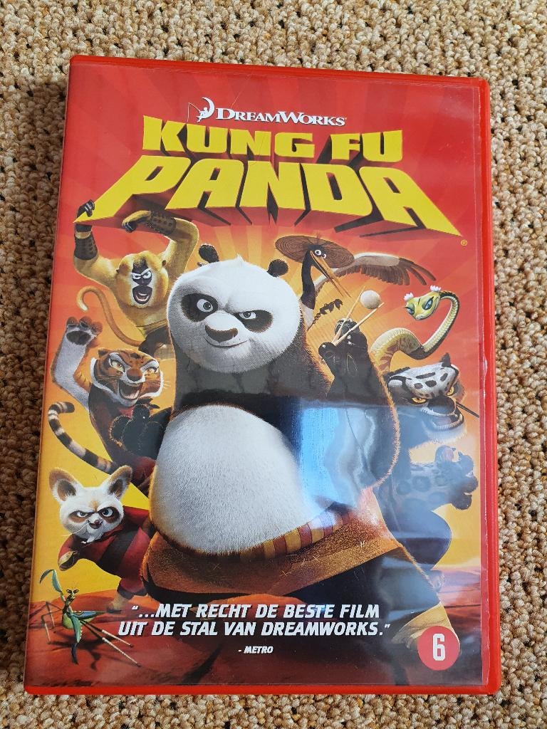 Dvd Kung fu Panda, Vanaf 6 jaar, Ophalen of Verzenden, Gebruikt, Amerikaans