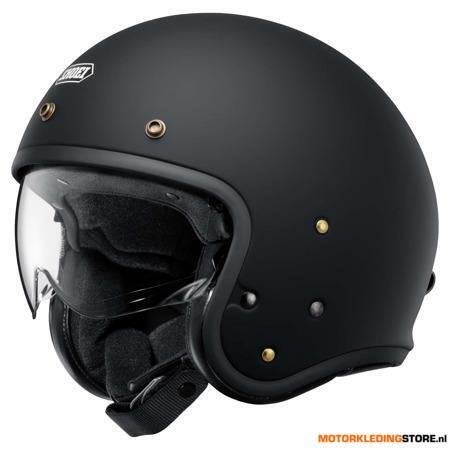 Shoei J.O2 Jethelm, Mat Zwart, Ophalen of Verzenden, Nieuw met kaartje