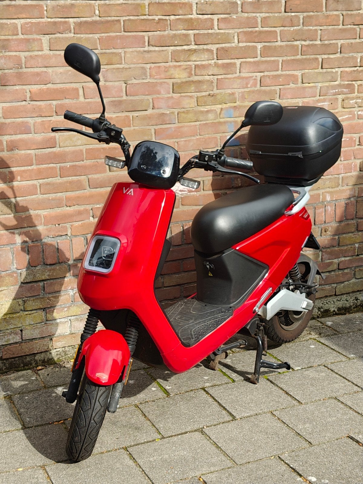 Iva e-go S4 Elektrische Scooter - Rood, 2022, Geel Kenteken, Elektrisch, Zo goed als nieuw, Ophalen, Overige merken