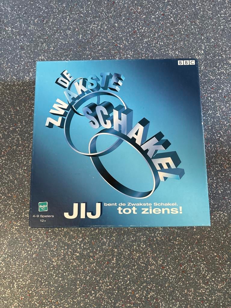 De Zwakste Schakel Bordspel - BBC Quiz Game, Hobby en Vrije tijd, Gezelschapsspellen | Bordspellen, Gebruikt, Drie of vier spelers