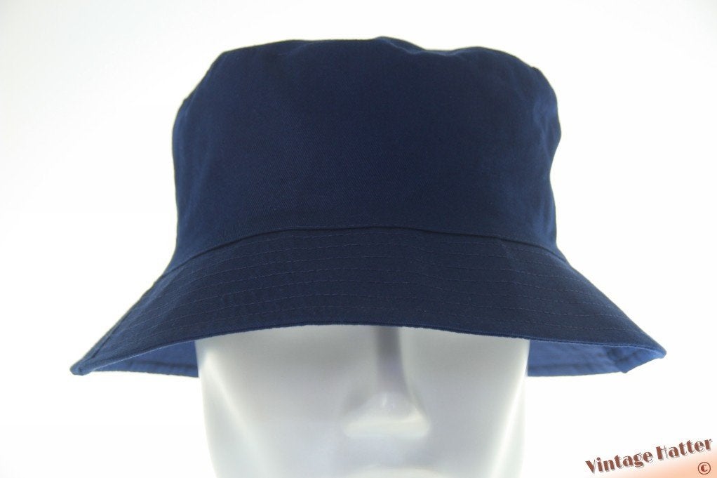Zomer buckethat blauw zwart en groen katoen 58, 59, 60 NIEUW, Kleding | Dames, Ophalen of Verzenden, Nieuw, 58 cm (L, 7¼ inch) of meer